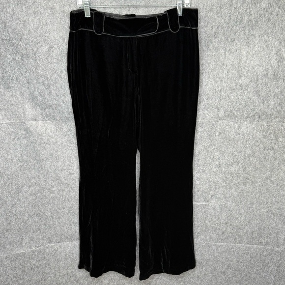 Ann Taylor Pants - Ann Taylor Margo Silk Blend Velvet Wide‎ Leg Pant- Sz 10